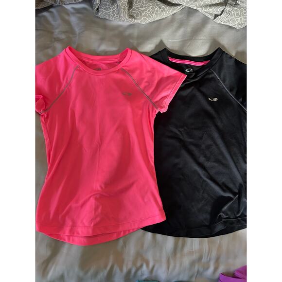 C9 by champion athletic shirt bundle black and pink size 7/8 - Picture 2 of 4